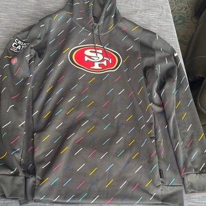 San Francisco 49ers Crucial Catch Therma Pullover Hoodie